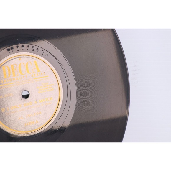 Al Jolson – If I Only Had A Match / Let Me Sing And I'm Happy 78rpm Record 24296 - Picture 8 of 16